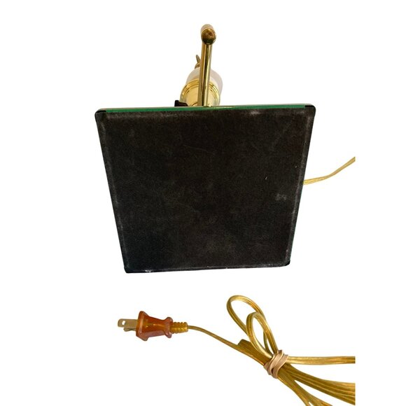 Vintage Swing Arm Desk Lamp Green Marble Marble Look - Picture 7 of 7